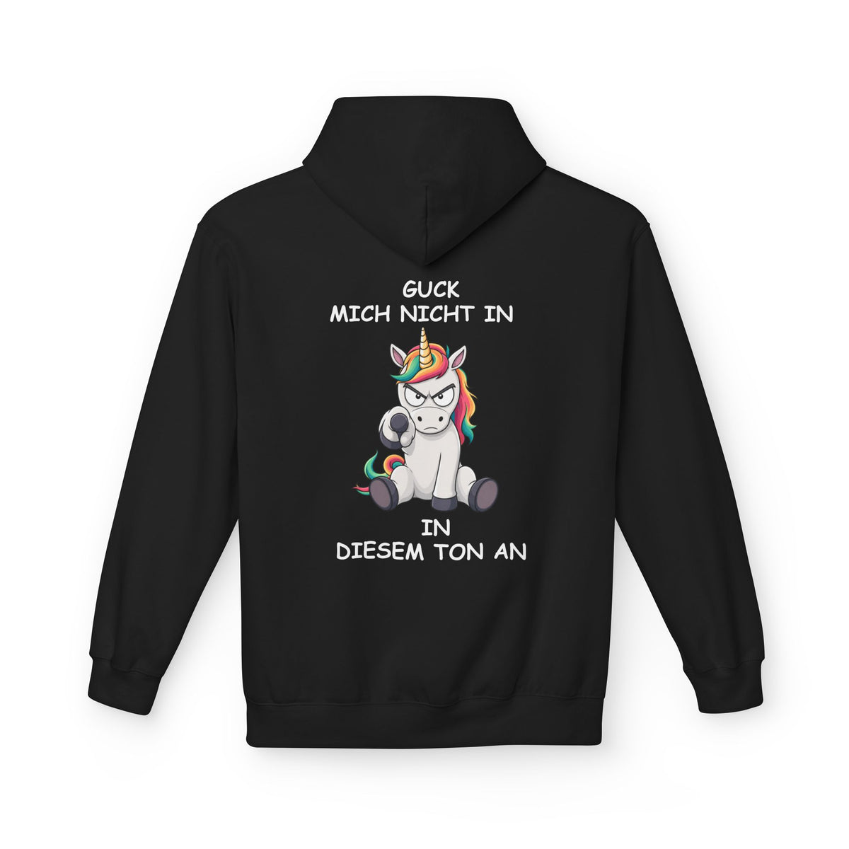 Guck mich nicht Unisex Premium Hoodie