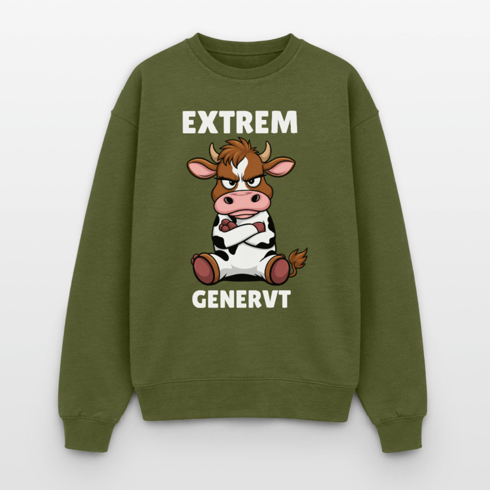 Extrem genervt Oversized Heavyweight Sweater - Khaki