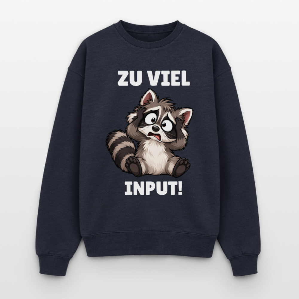 Oversized Heavyweight Unisex Sweatshirt - Navy