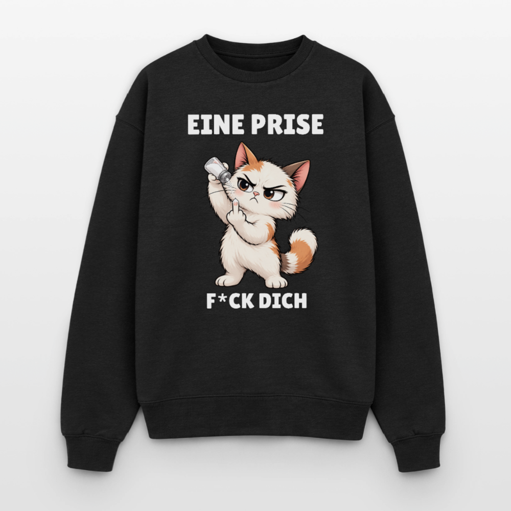 Eine Prise Oversized Heavyweight Sweater - Schwarz