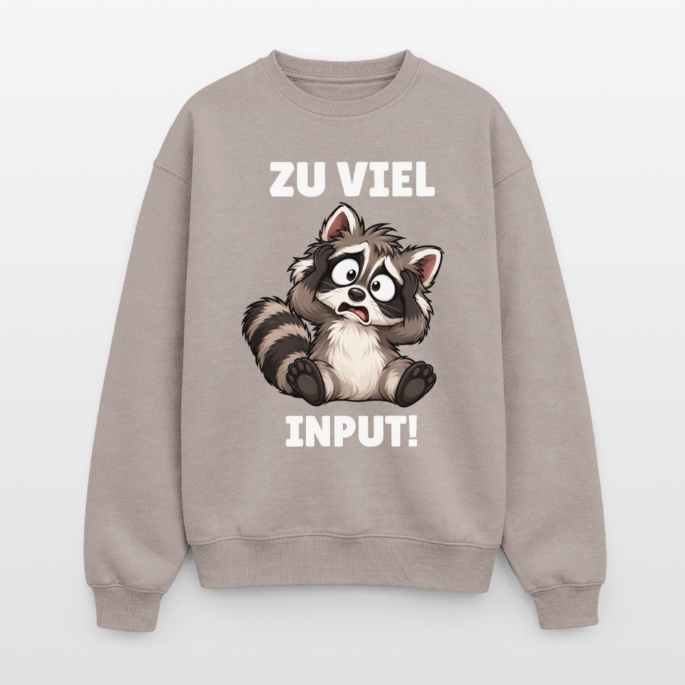 Oversized Heavyweight Unisex Sweatshirt - Taupe