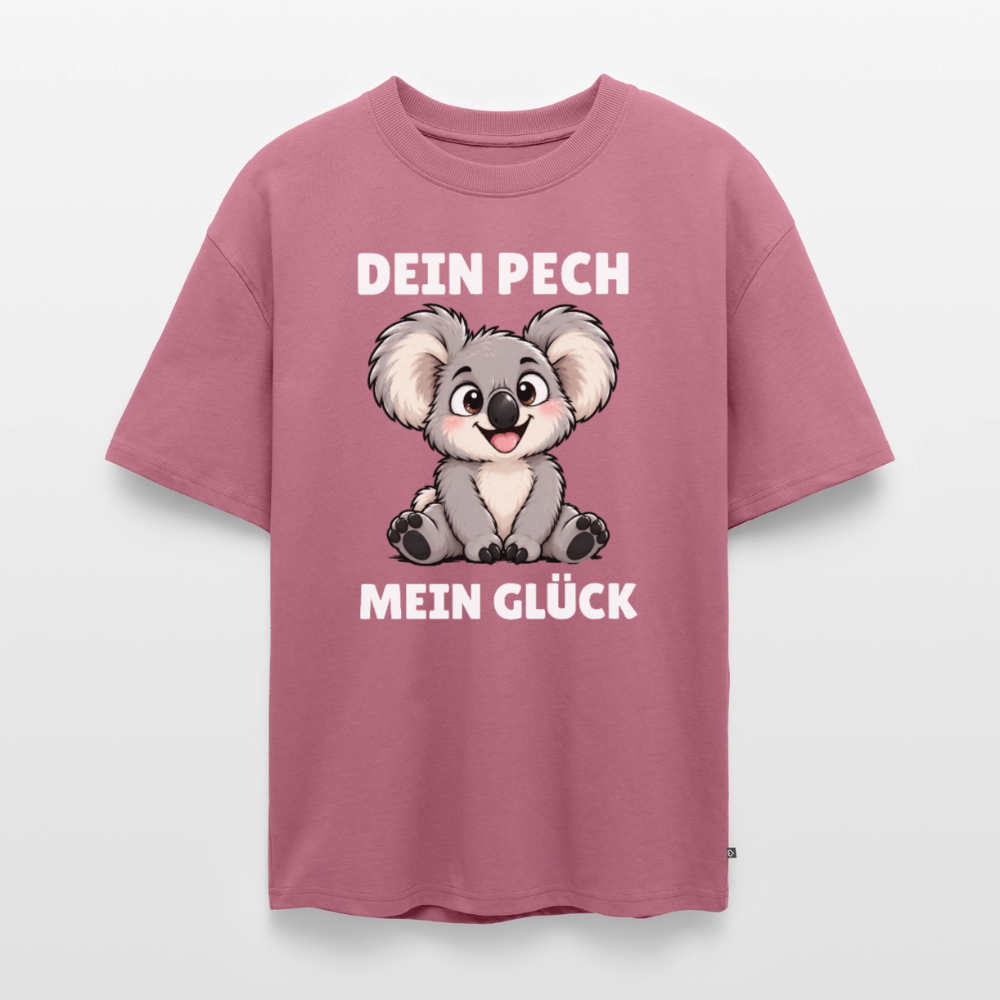 Dein Pech Unisex Premium Oversized Organic T-Shirt - Mauve