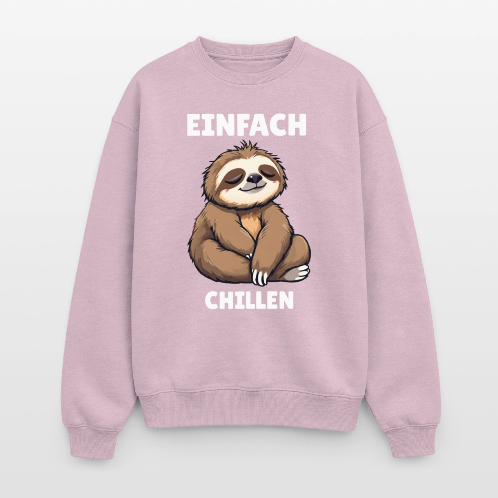 Einfach Chillen Oversized Heavyweight Sweater - Altrosa