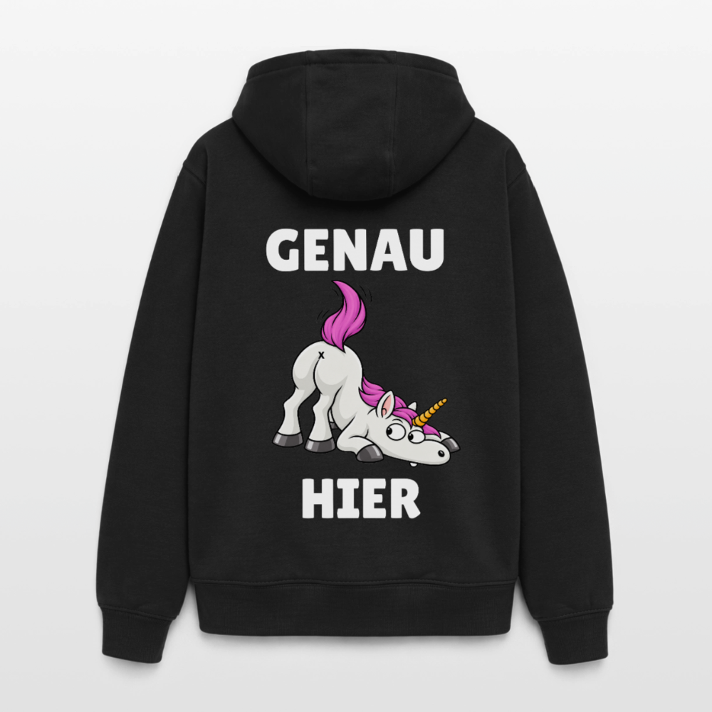 Genau hier Oversized Heavyweight - Schwarz