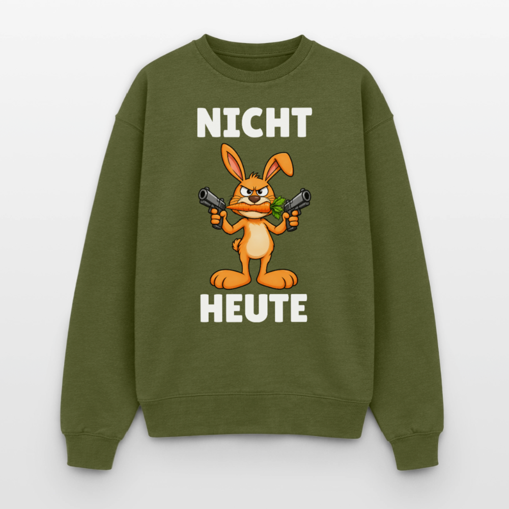 Nicht Heute Oversized Heavyweight Sweater - Khaki