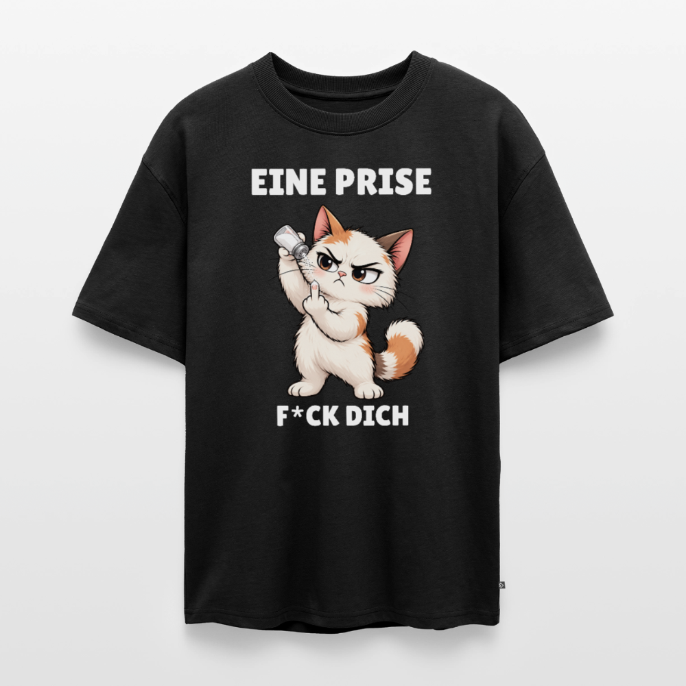 EIne Prise Unisex Premium Oversized Organic T-Shirt - Schwarz
