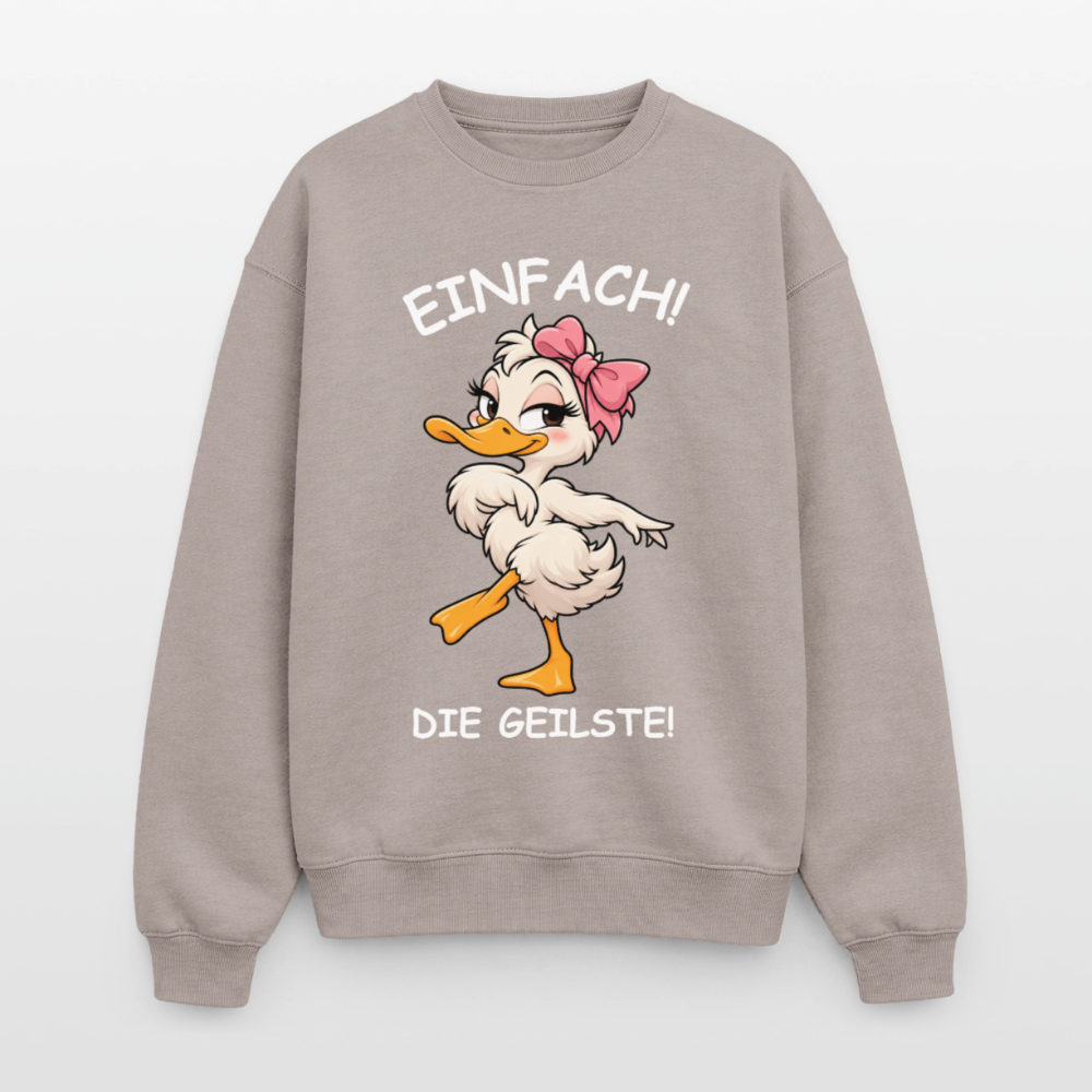 Die Geilste Oversized Heavyweight Sweater - Taupe