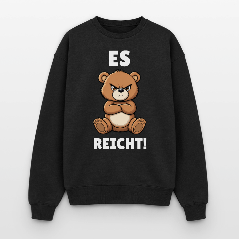 Es reicht Oversized Heavyweight Sweater - Schwarz