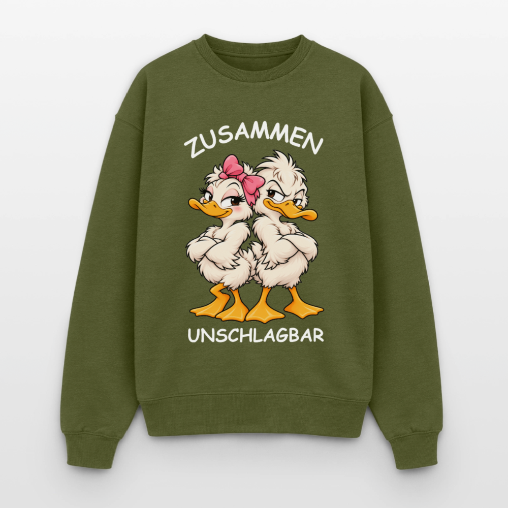 Unschlagbar Oversized Heavyweight Sweater - Khaki