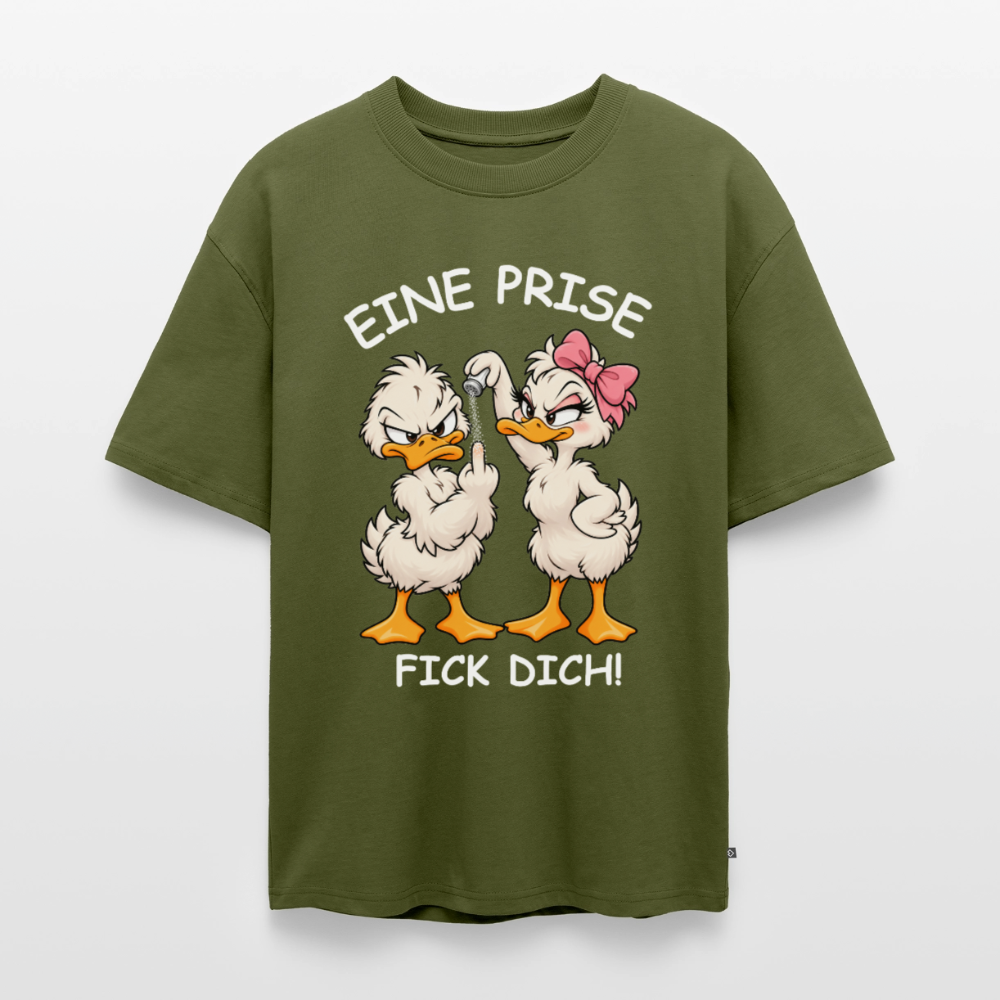 Eine Prise Unisex Premium Oversized Organic T-Shirt - Khaki