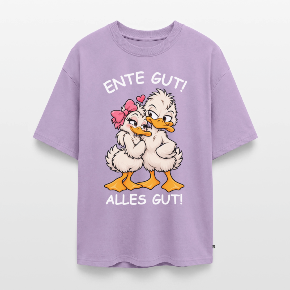 Ente gut Unisex Premium Oversized Organic T-Shirt - Lavendel