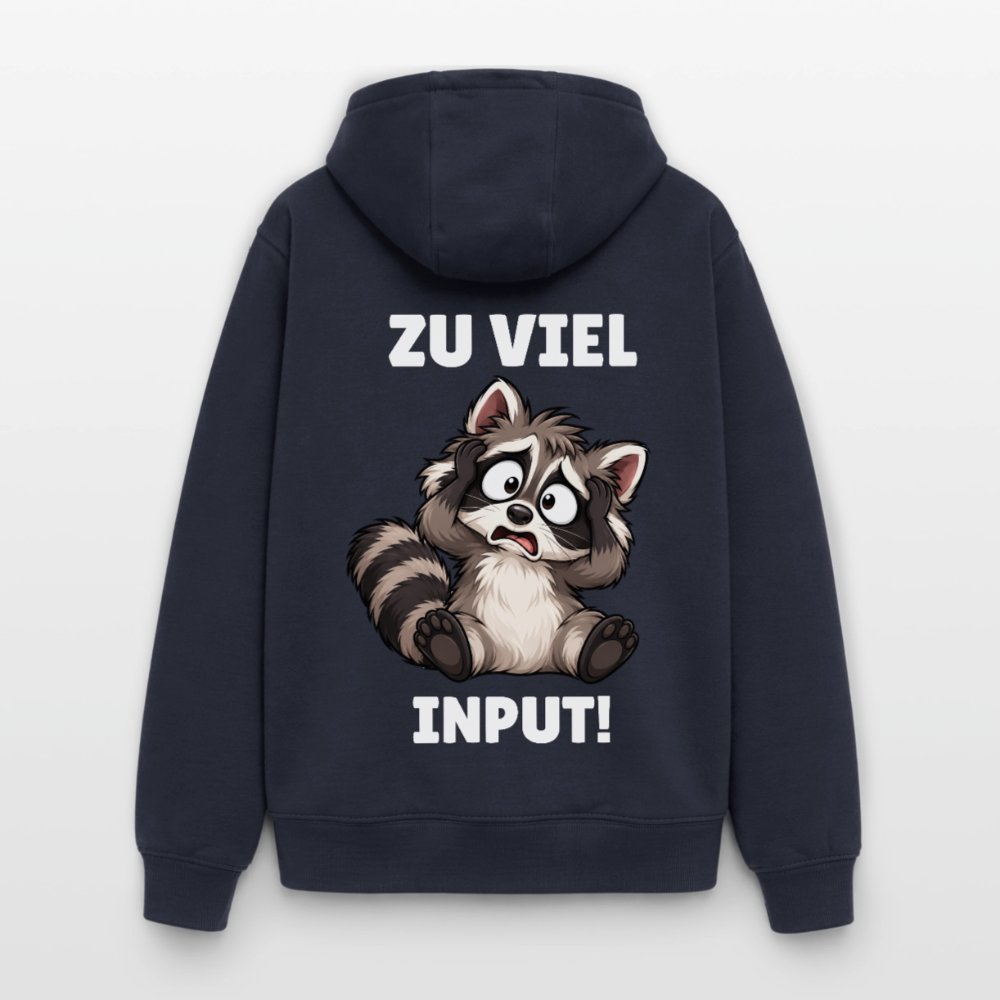 Zu Viel Input Oversized Heavyweight - navy