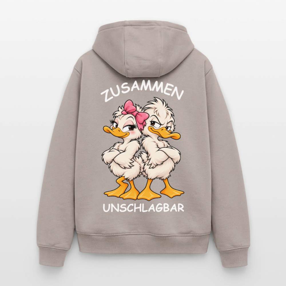 Unschlagbar Oversized Heavyweight Hoodie - Taupe