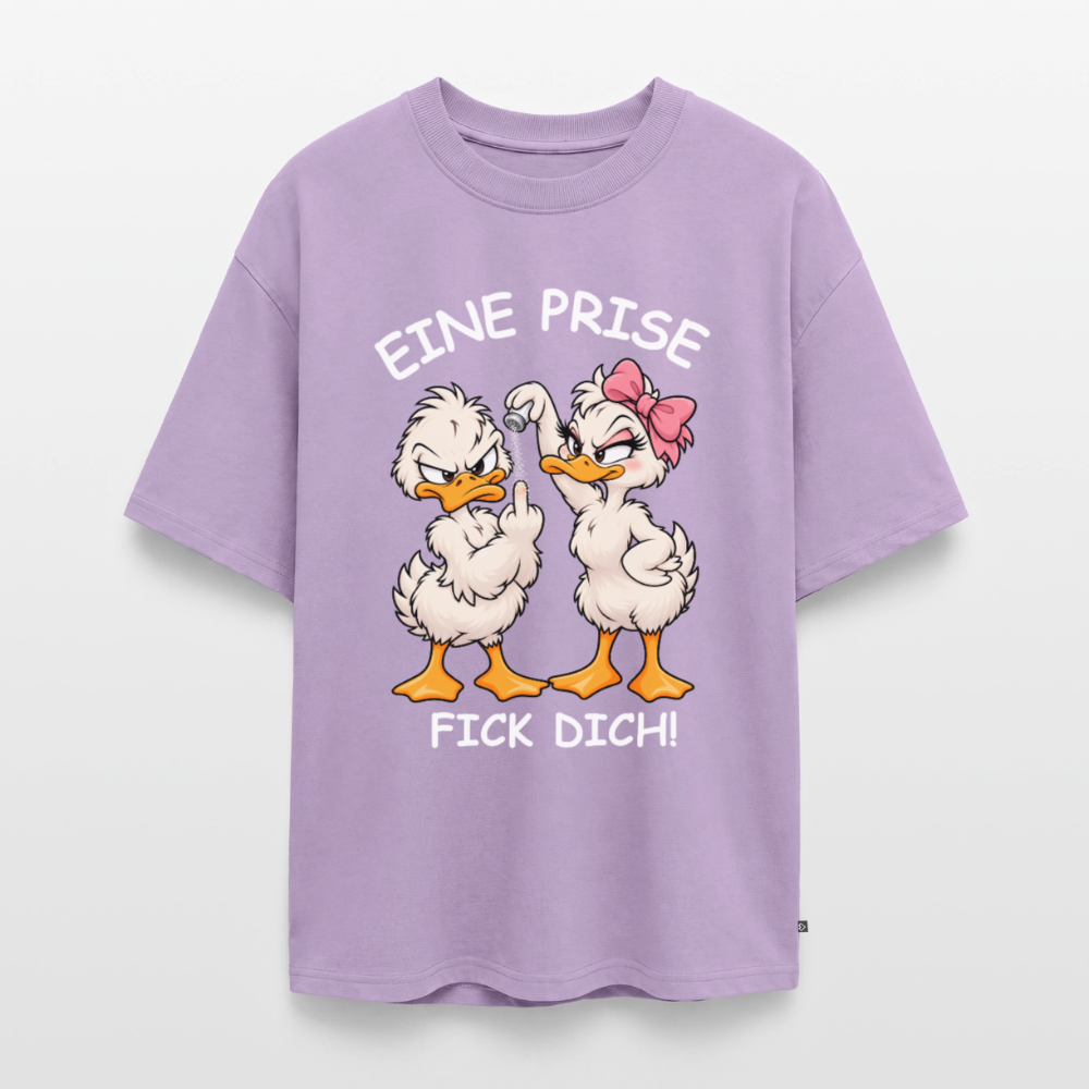 Eine Prise Unisex Premium Oversized Organic T-Shirt - Lavendel