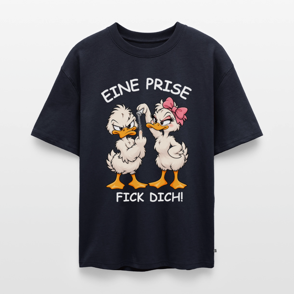 Eine Prise Unisex Premium Oversized Organic T-Shirt - Navy
