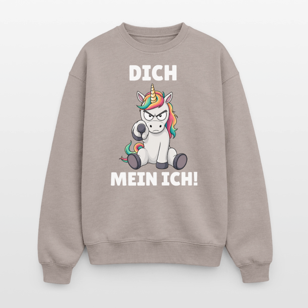 Dich mein ich Oversized Heavyweight Sweater - Taupe
