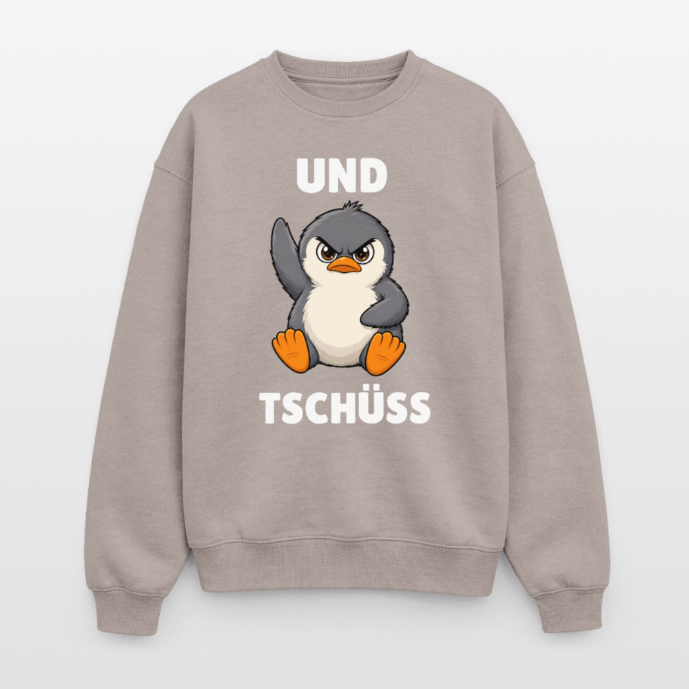Und Tschüss Oversized Heavyweight Sweater - Taupe