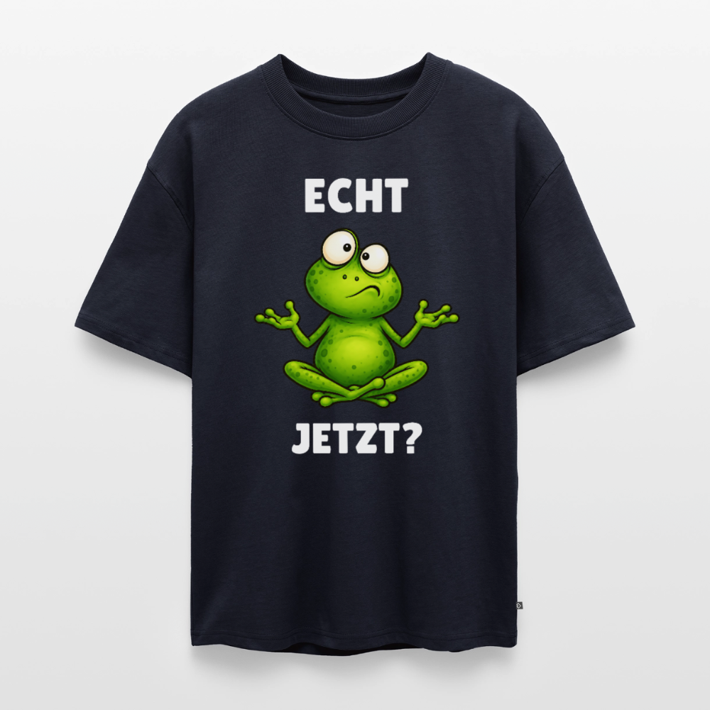Echt Jetzt Unisex Premium Oversized Organic T-Shirt - Navy