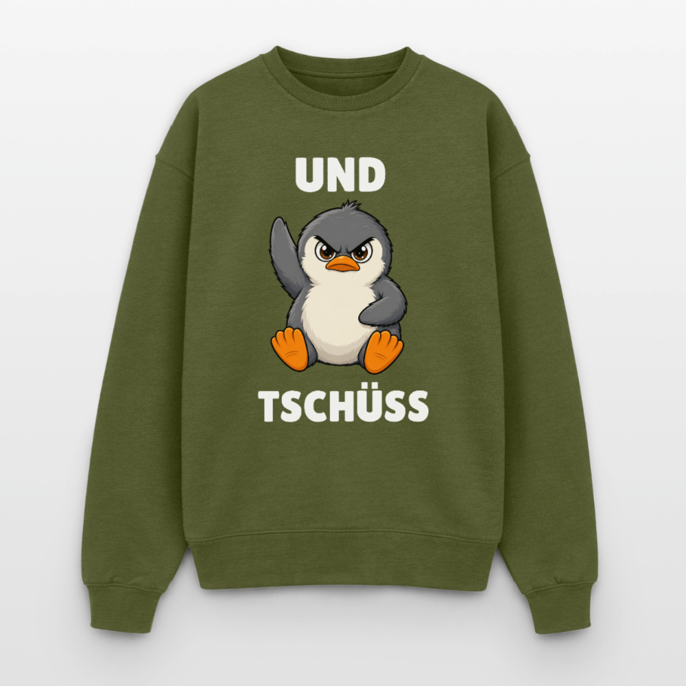 Und Tschüss Oversized Heavyweight Sweater - Khaki