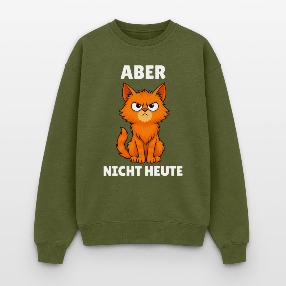 Nicht Heute Oversized Heavyweight Sweater - Khaki