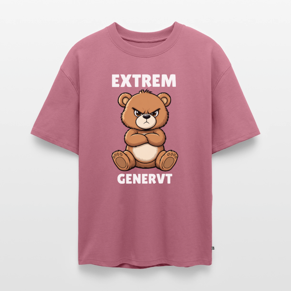 Extrem genervt Unisex Premium Oversized Organic T-Shirt - Mauve