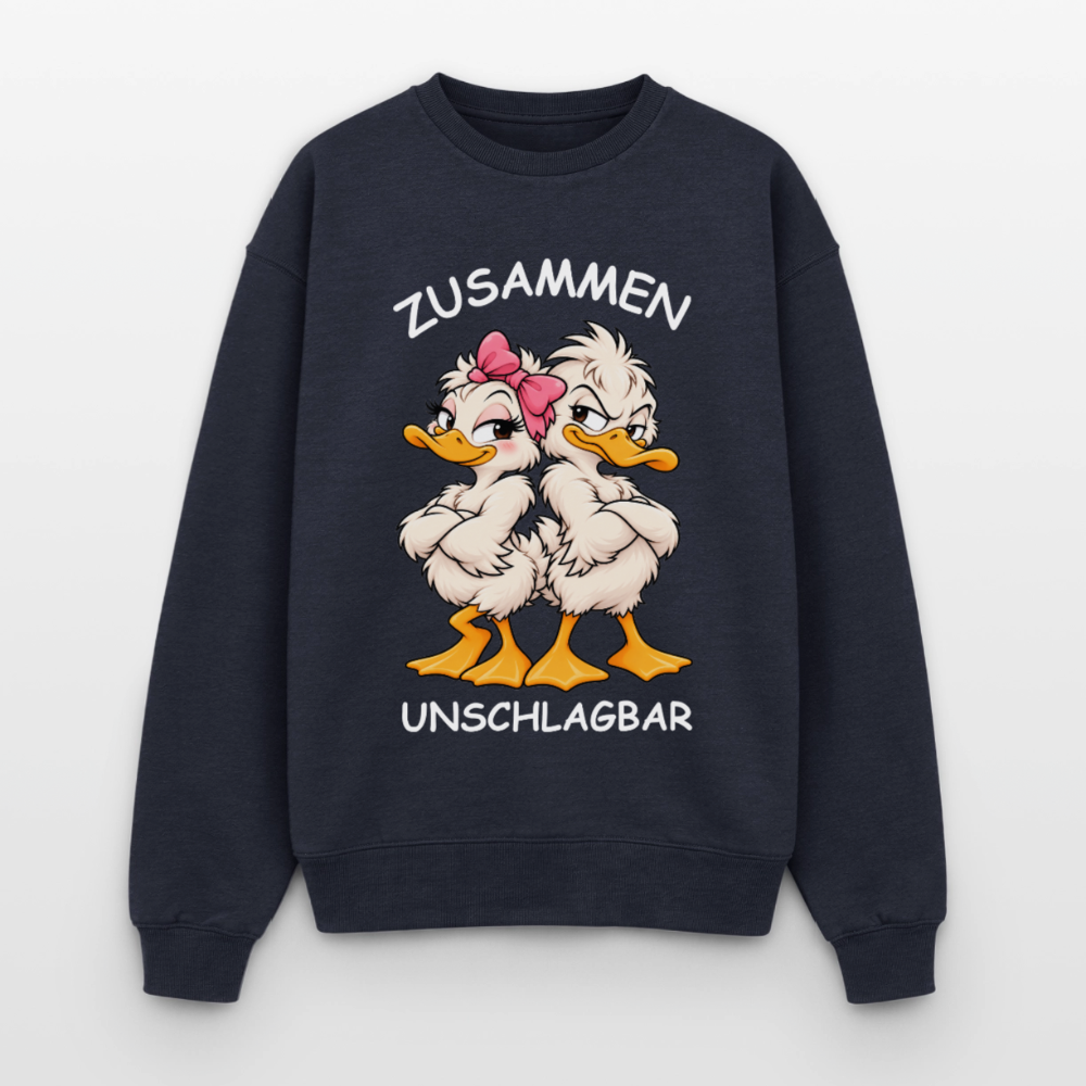 Unschlagbar Oversized Heavyweight Sweater - Navy