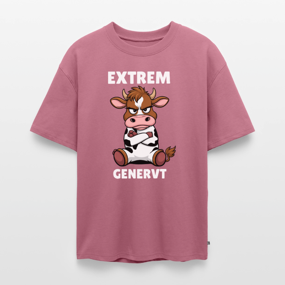 Extrem genervt Unisex Premium Oversized Organic T-Shirt - Mauve