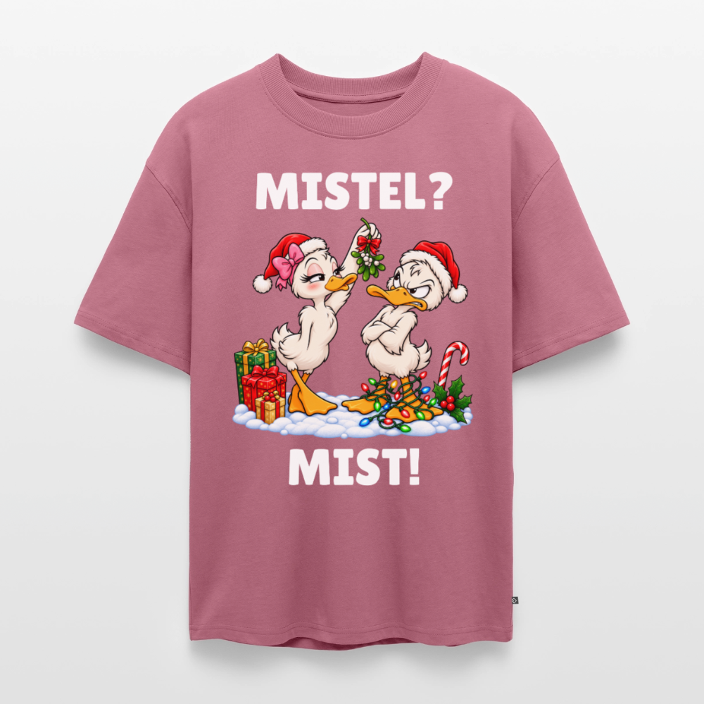 Mistel Mist Unisex Premium Oversized Organic T-Shirt - Mauve