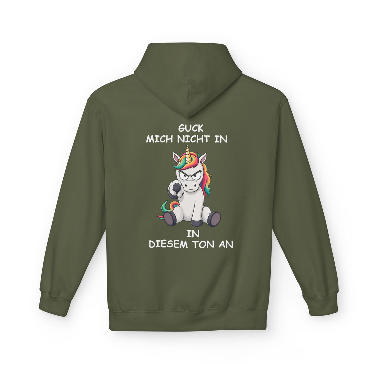 Guck mich nicht Unisex Premium Hoodie