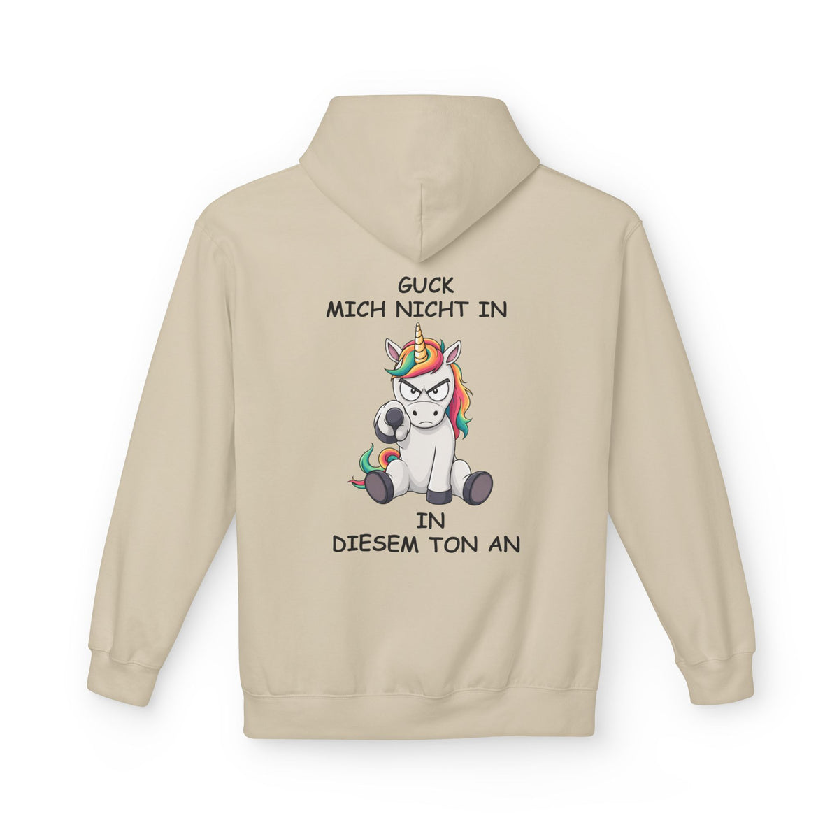 Guck mich nicht Unisex Premium Hoodie