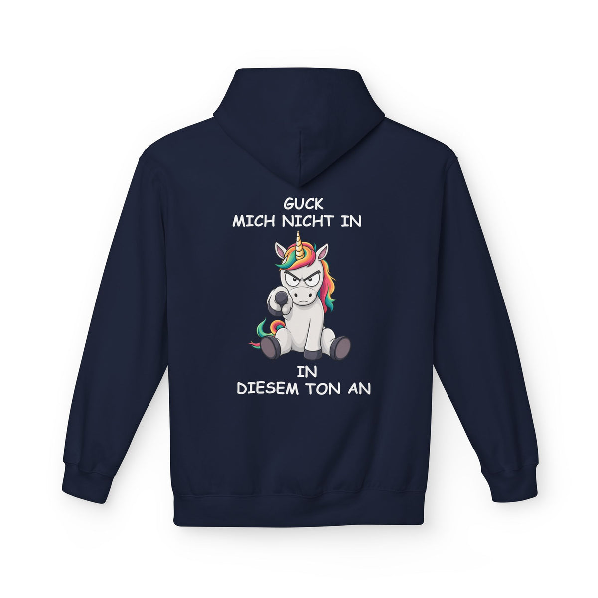 Guck mich nicht Unisex Premium Hoodie