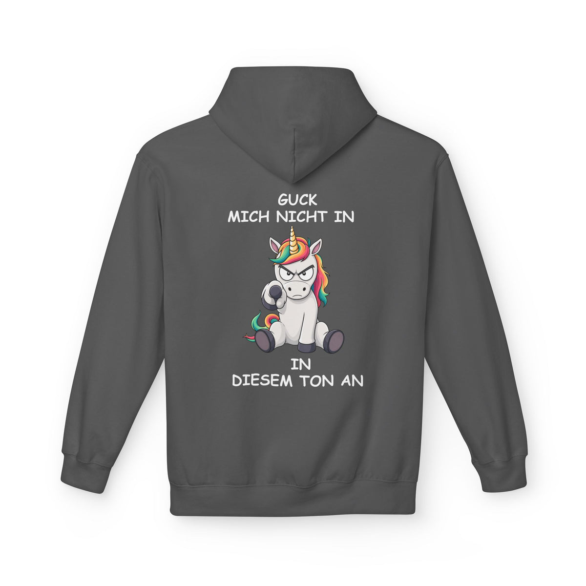 Guck mich nicht Unisex Premium Hoodie