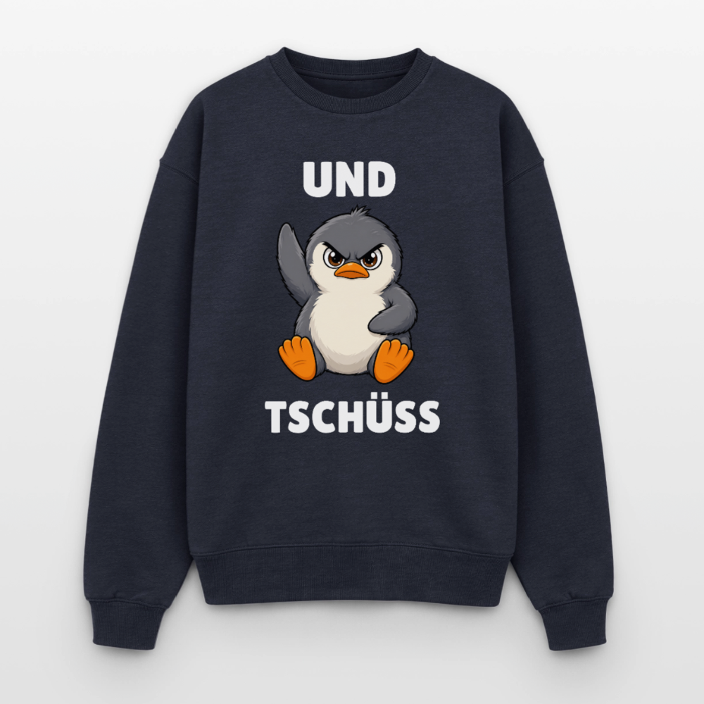 Und Tschüss Oversized Heavyweight Sweater - Navy