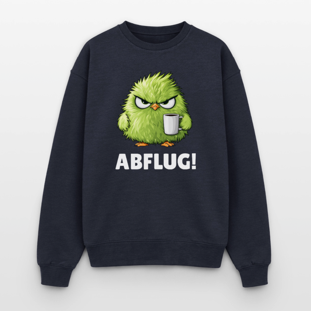 Abflug Oversized Heavyweight Sweater - Navy