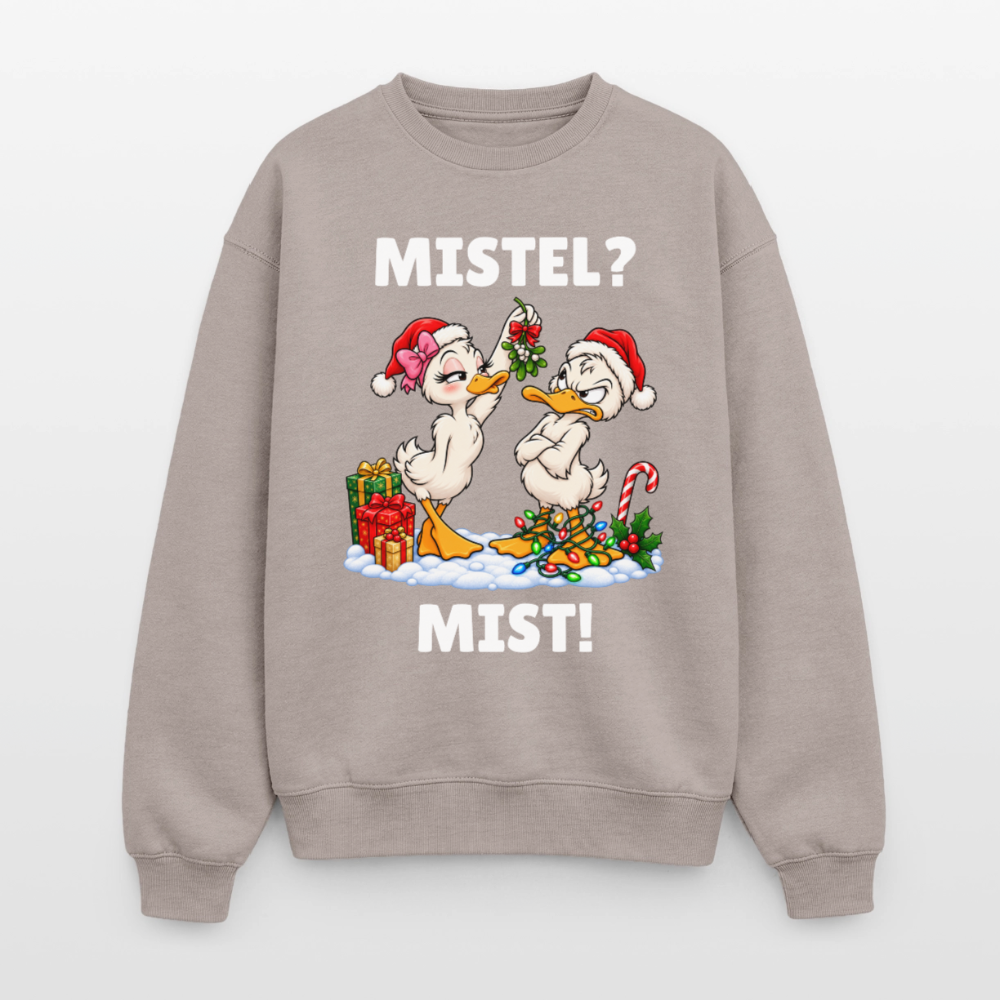 Mistel Mist Oversized Heavyweight Sweater - Taupe