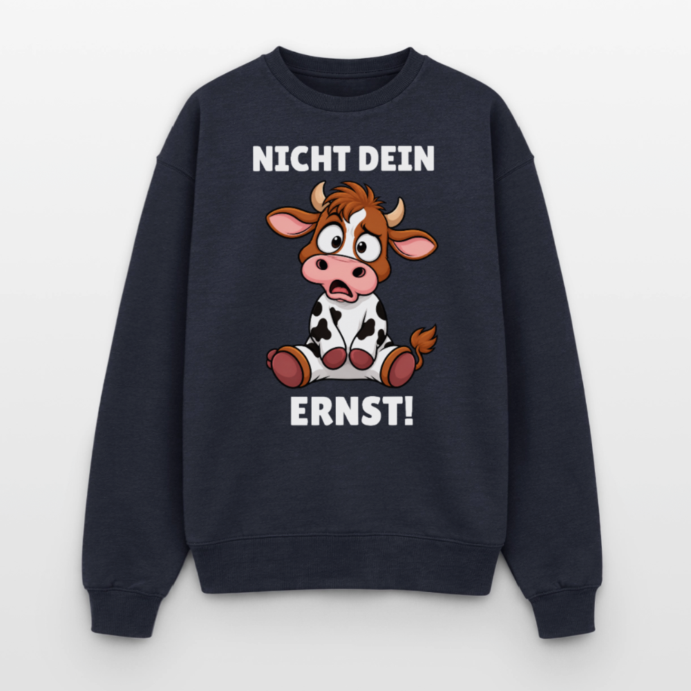Oversized Heavyweight Sweater - Navy
