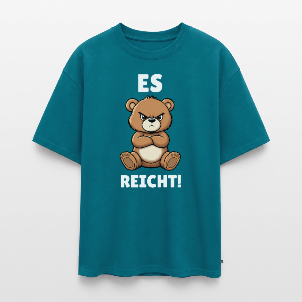 Es reicht Unisex Premium Oversized Organic T-Shirt - Petrol