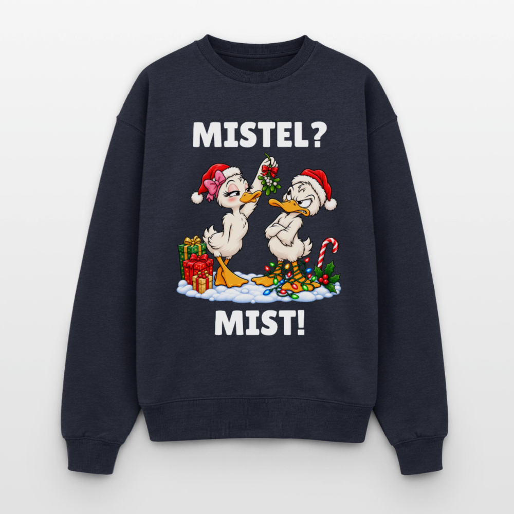 Mistel Mist Oversized Heavyweight Sweater - Navy