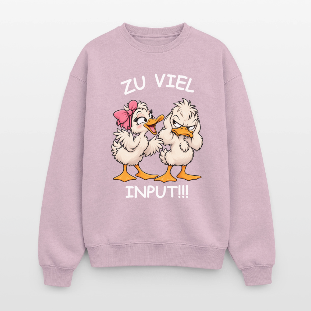 Zu viel Input Oversized Heavyweight Sweater - Altrosa