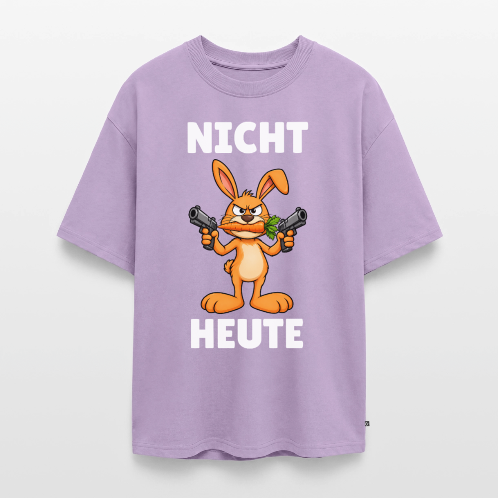 Nicht Heute Unisex Premium Oversized Organic T-Shirt - Lavendel