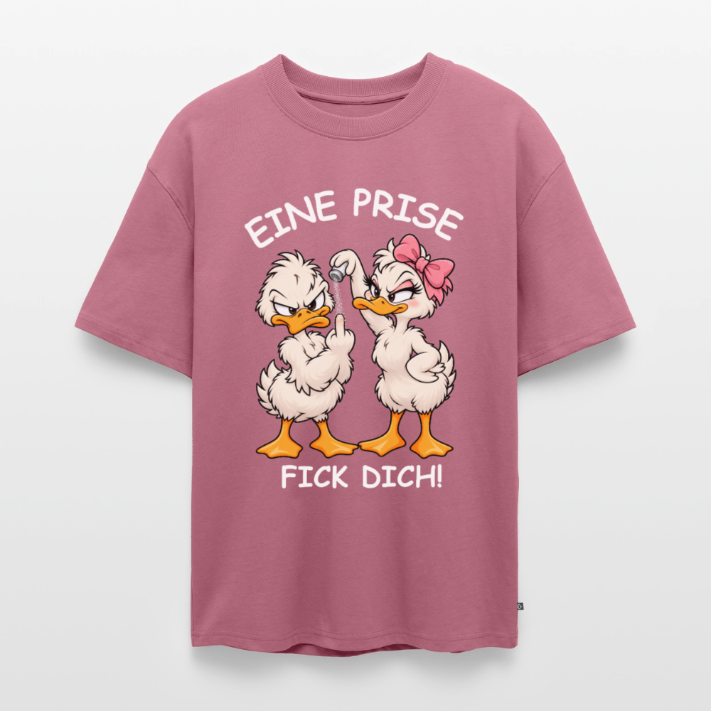 Eine Prise  Unisex Premium Oversized Organic T-Shirt - Mauve