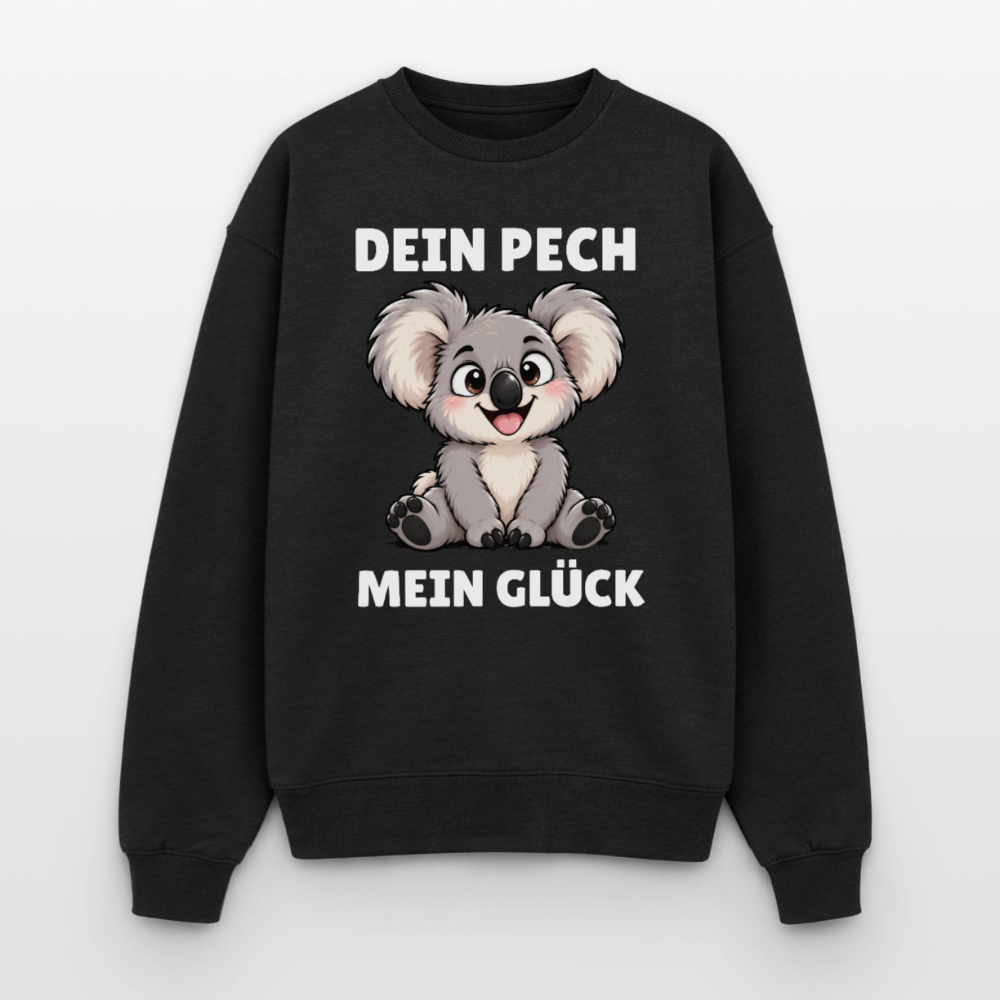 Dein Pech Oversized Heavyweight Sweater - Schwarz
