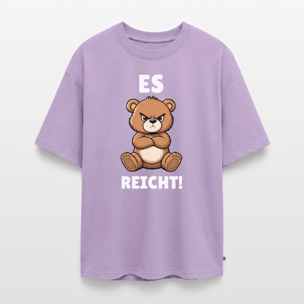 Es reicht Unisex Premium Oversized Organic T-Shirt - Lavendel