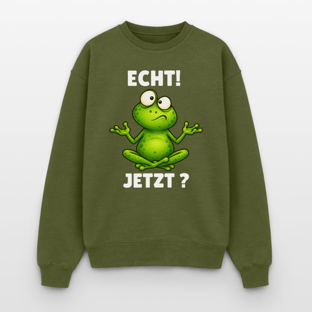 Echt Jetzt  Oversized Heavyweight Sweater - Khaki