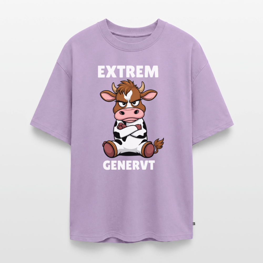 Extrem genervt Unisex Premium Oversized Organic T-Shirt - Lavendel