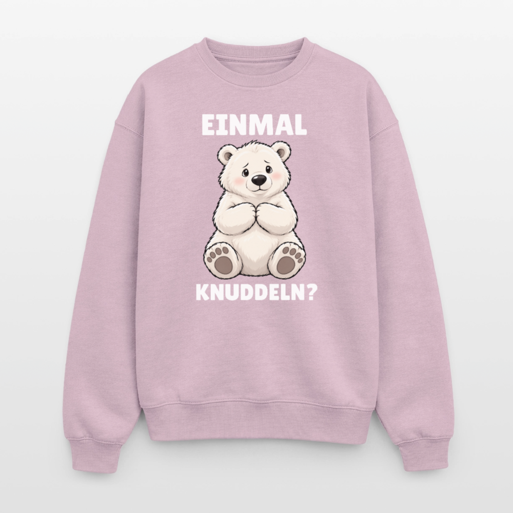 Einmal Knuddeln Oversized Heavyweight Sweater - Altrosa