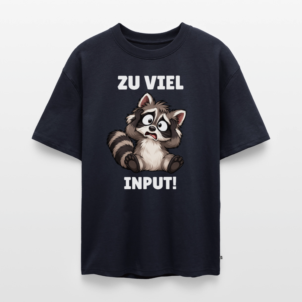 Unisex Premium Oversized Organic T-Shirt - navy
