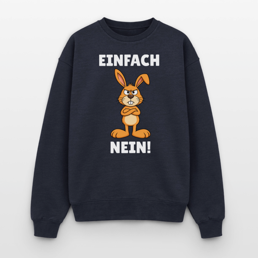 Einfach Nein Oversized Heavyweight Sweater - Navy