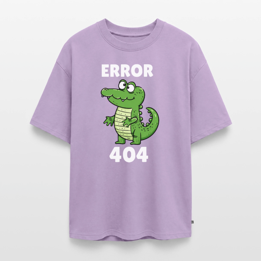 Error Unisex Premium Oversized Organic T-Shirt - Lavendel