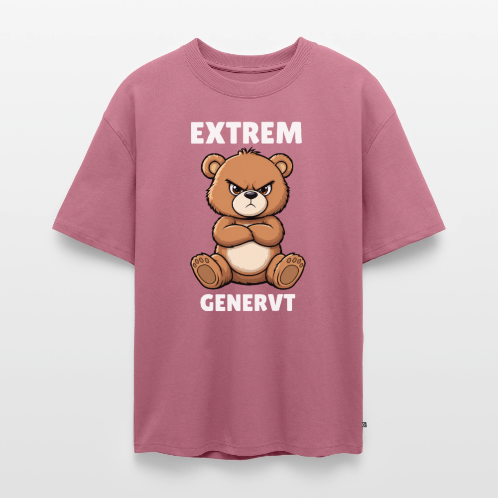 Extrem genervt Unisex Premium Oversized Organic T-Shirt - Mauve